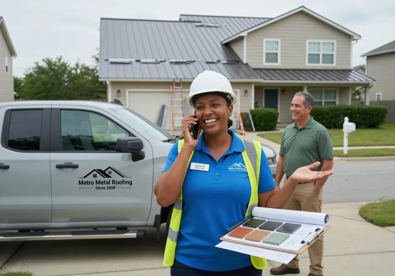 Storm Damage Metal Roof Repair in Luthersville, GA